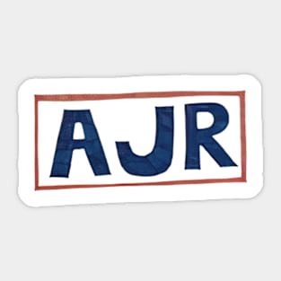 AJR Typography Sticker